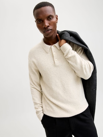 JACK & JONES Tricot 'Blamaverick' in Beige