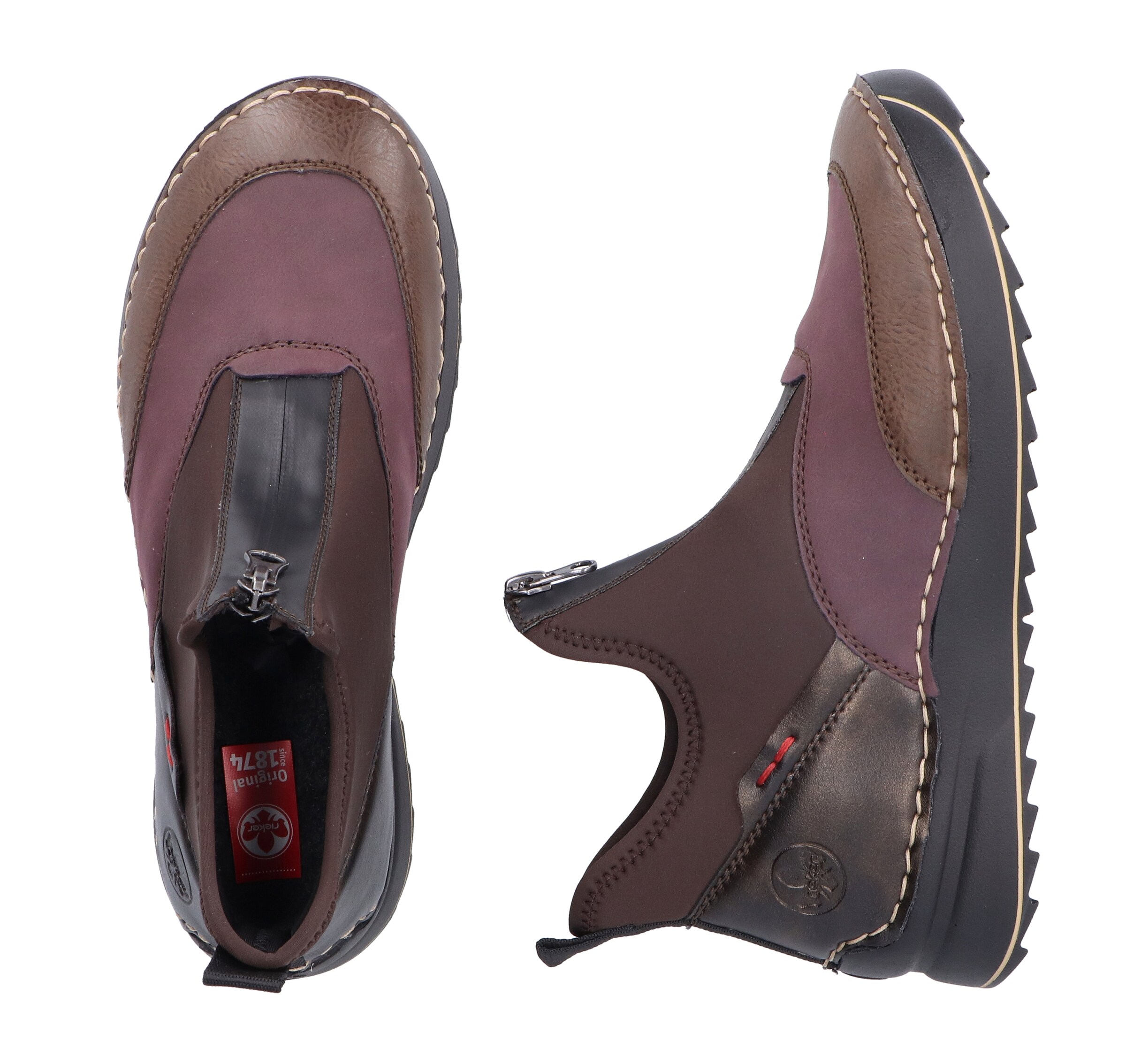 Rieker Ankle Boots in Purple