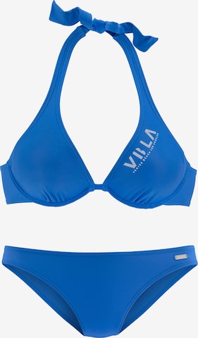 VENICE BEACH Bikini in Blue: front