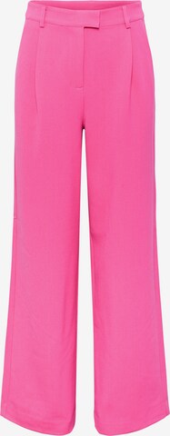 Wide leg Pantaloni con pieghe 'Micha' di Y.A.S in rosa: frontale