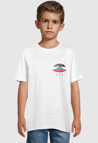 Merchcode Shirt 'Out of This World' in White: front
