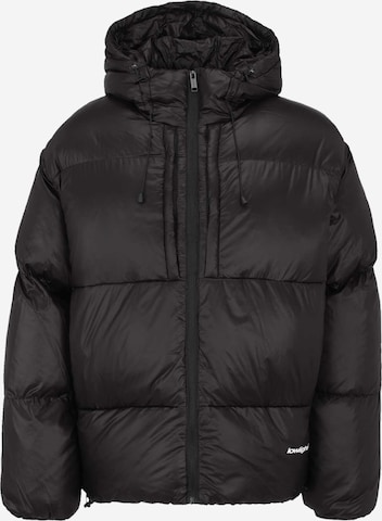 Low Lights StudiosZimska jakna 'LYNX' - crna boja: prednji dio