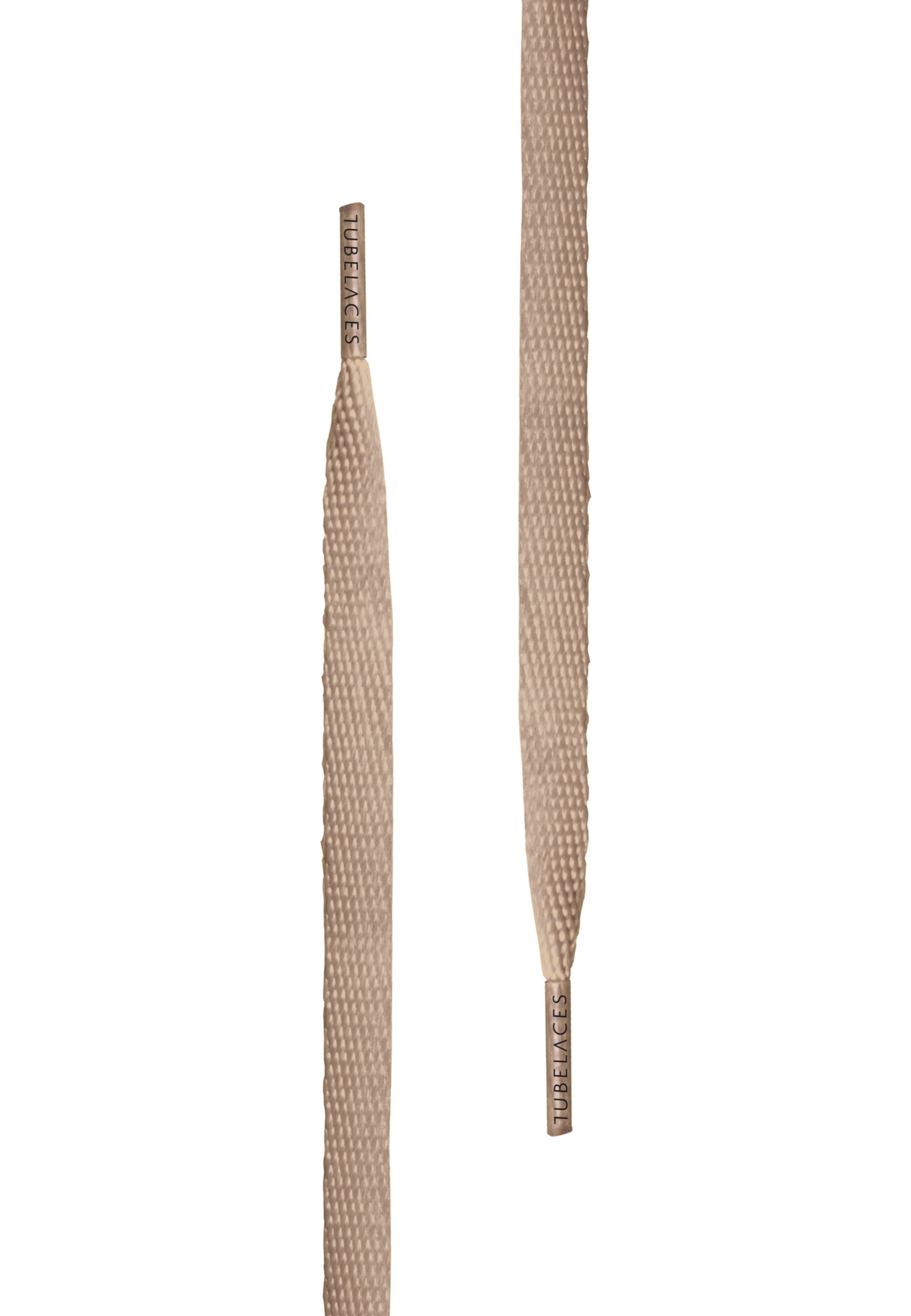TUBELACES Akcesoria do butów 'White Flat' w kolorze beżowy: przód