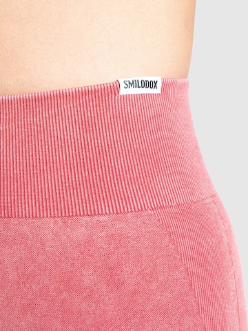 Skinny Leggings ' Batik Scrunch ' Smilodox en rouge