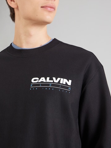 Calvin Klein JeansSweater majica - crna boja