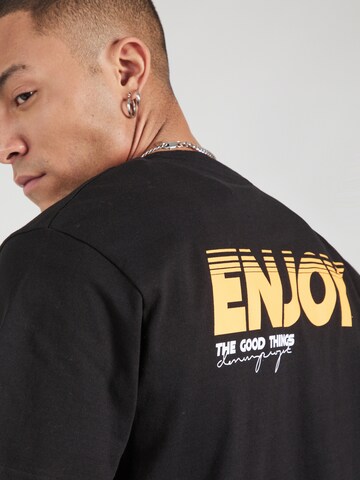 Denim Project Shirt 'Enjoy' in Black
