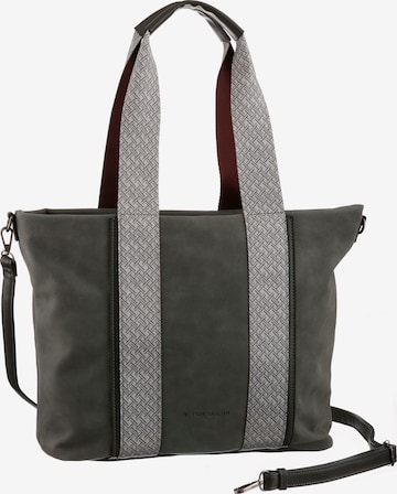 TOM TAILOR Shopper 'Cara' in Grey: front