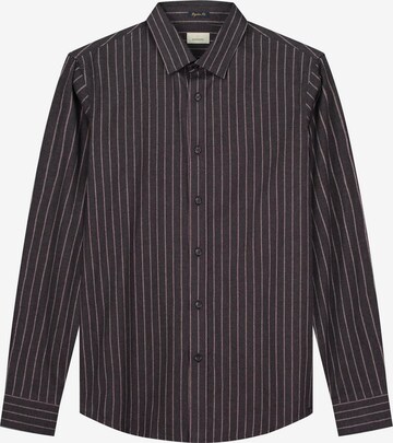 Coupe regular Chemise 'Anthony' Dstrezzed en noir : devant