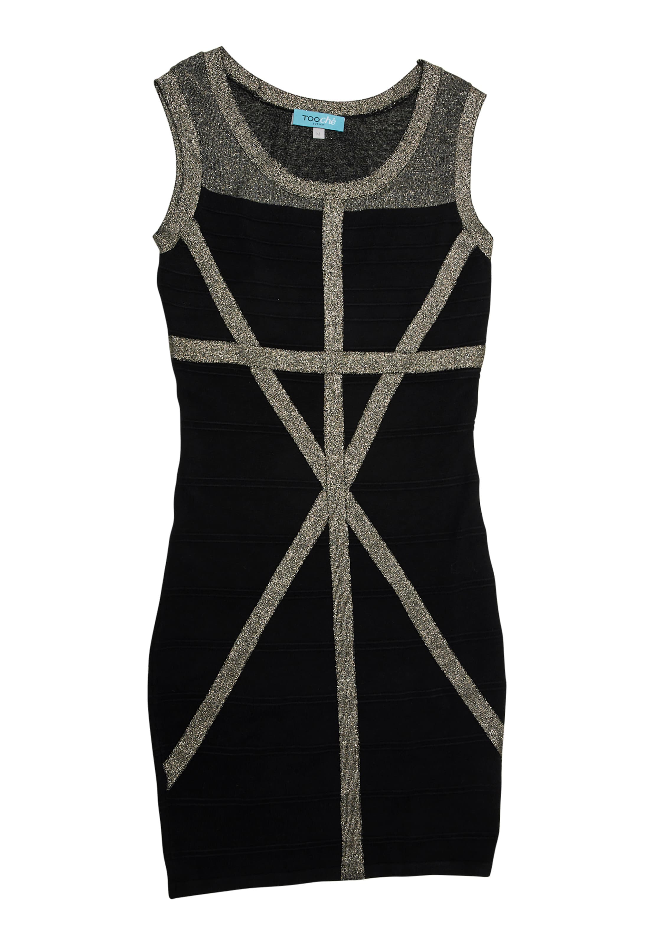 TOOche Cocktailjurk in Zwart: voorkant