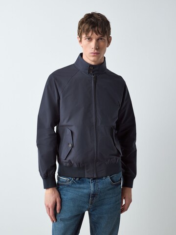 Next Tussenjas 'Harrington' in Blauw: voorkant