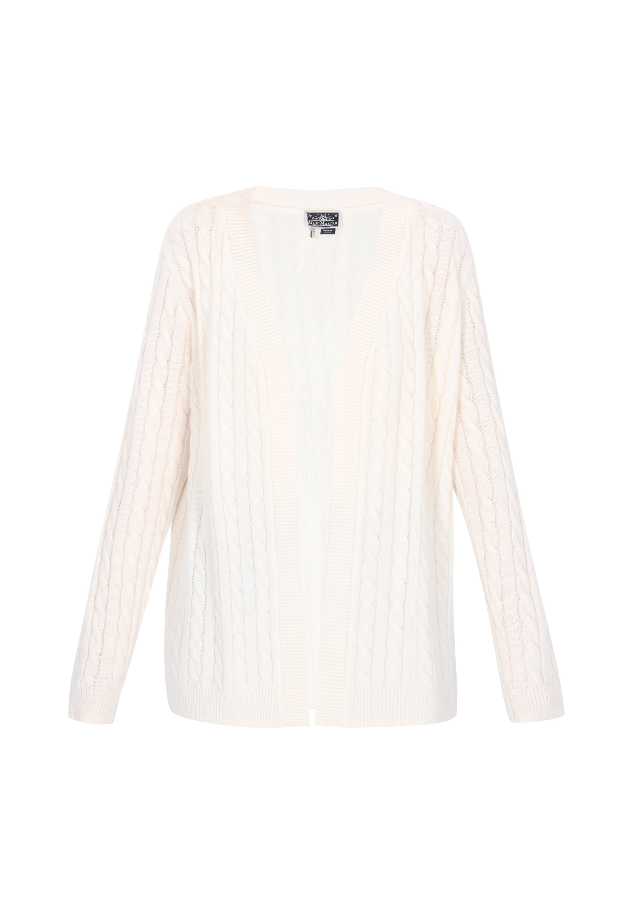 balts DreiMaster Maritim Adīta jaka: no priekšpuses