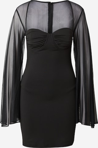 Misspap Dress in Black: front