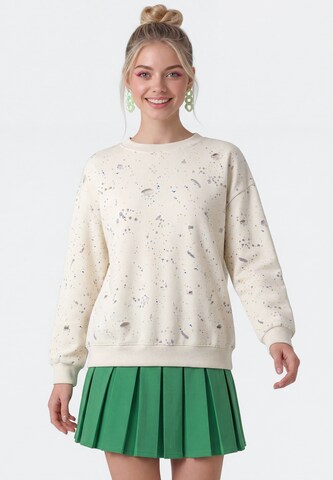 MYMO - Sudadera en beige: frente