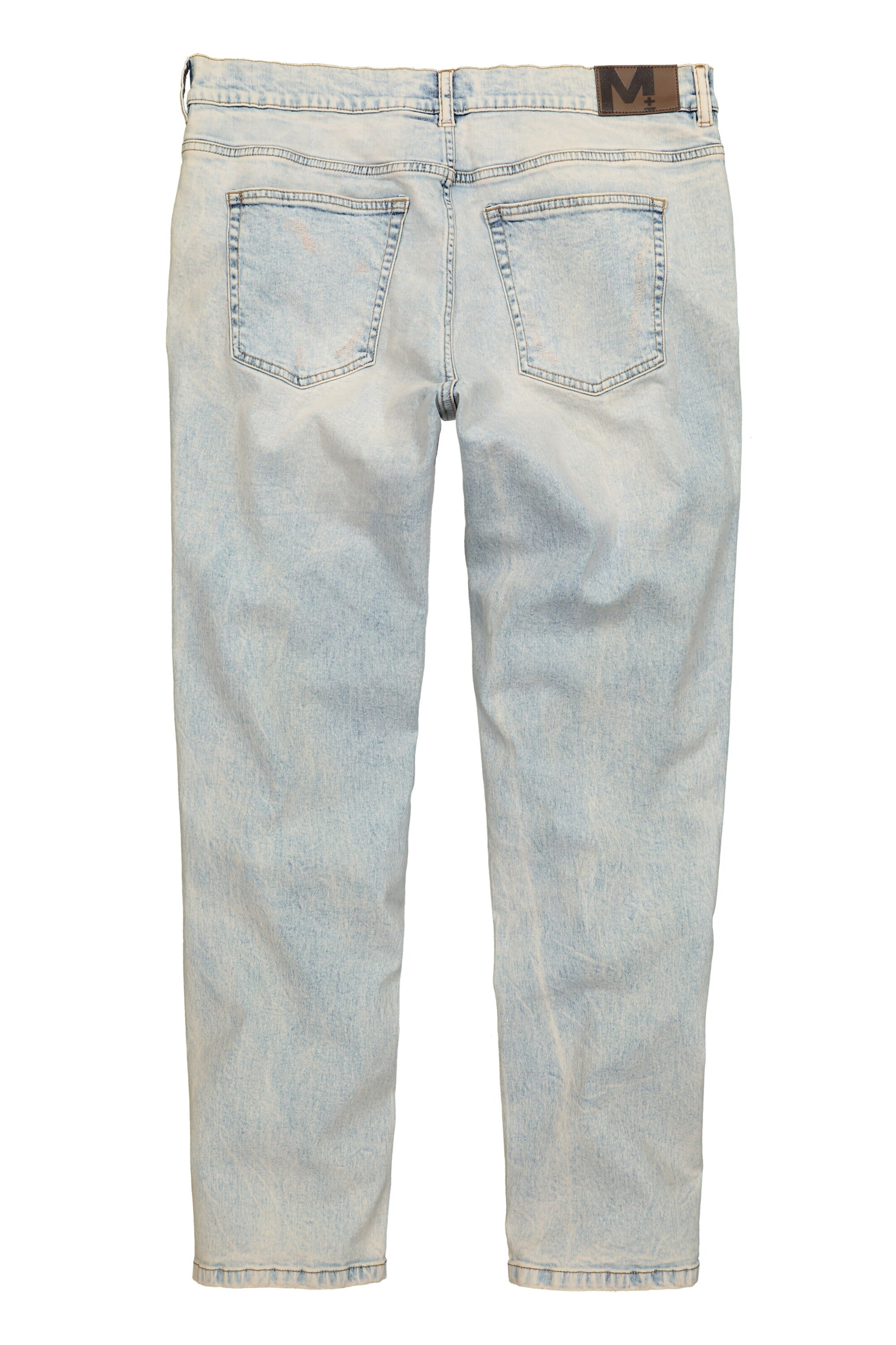 Men Plus Regular Jeans in Blauw