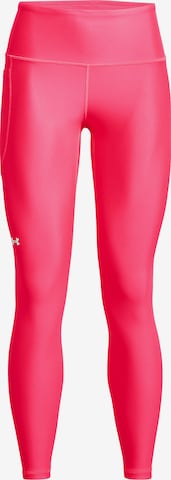 Skinny Pantaloni sportivi di UNDER ARMOUR in rosa: frontale