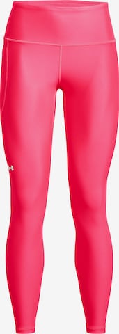 Pantalon de sport UNDER ARMOUR en rose : devant