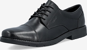 Chaussure à lacets Rieker en noir : devant