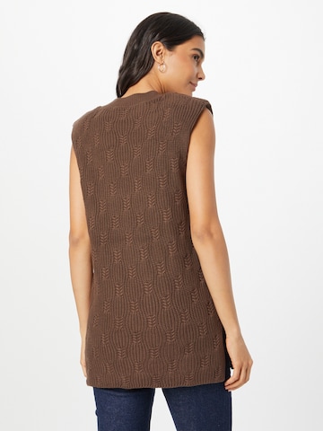 ICHI Sweater 'PILAR' in Brown