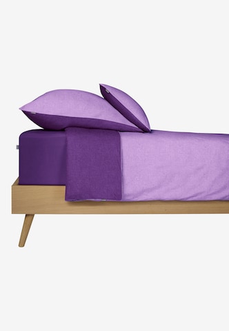 SCHIESSER Bed Sheet 'Jessi' in Purple