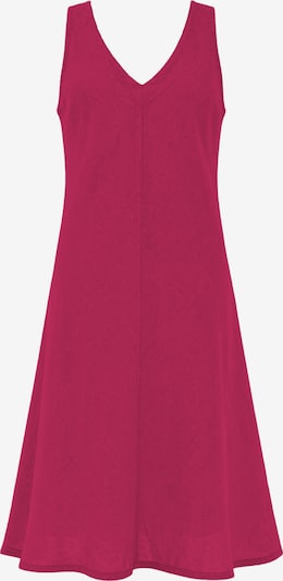 Haris Cotton Sommerkleid 'V Neck Linen Cami Dress' in 34 in dunkelpink, Produktansicht