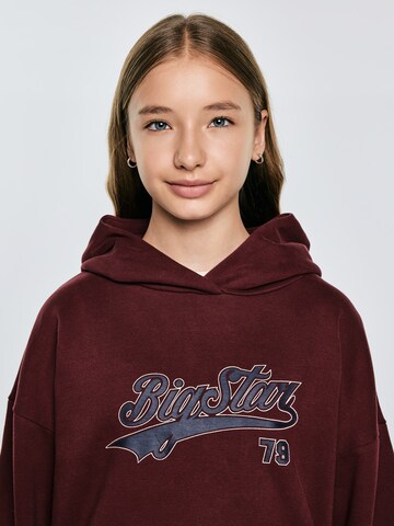 BIG STAR Sweatshirt 'Rubilia' in Red