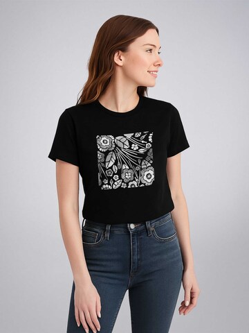 LEAFLETIC Shirt 'Leafletic Women’s Short Sleeve T-Shirt'‌‌‌‌ in Schwarz