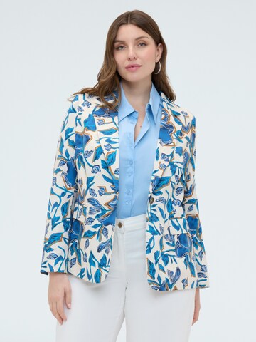 Blazer di Fiorella Rubino in blu: frontale