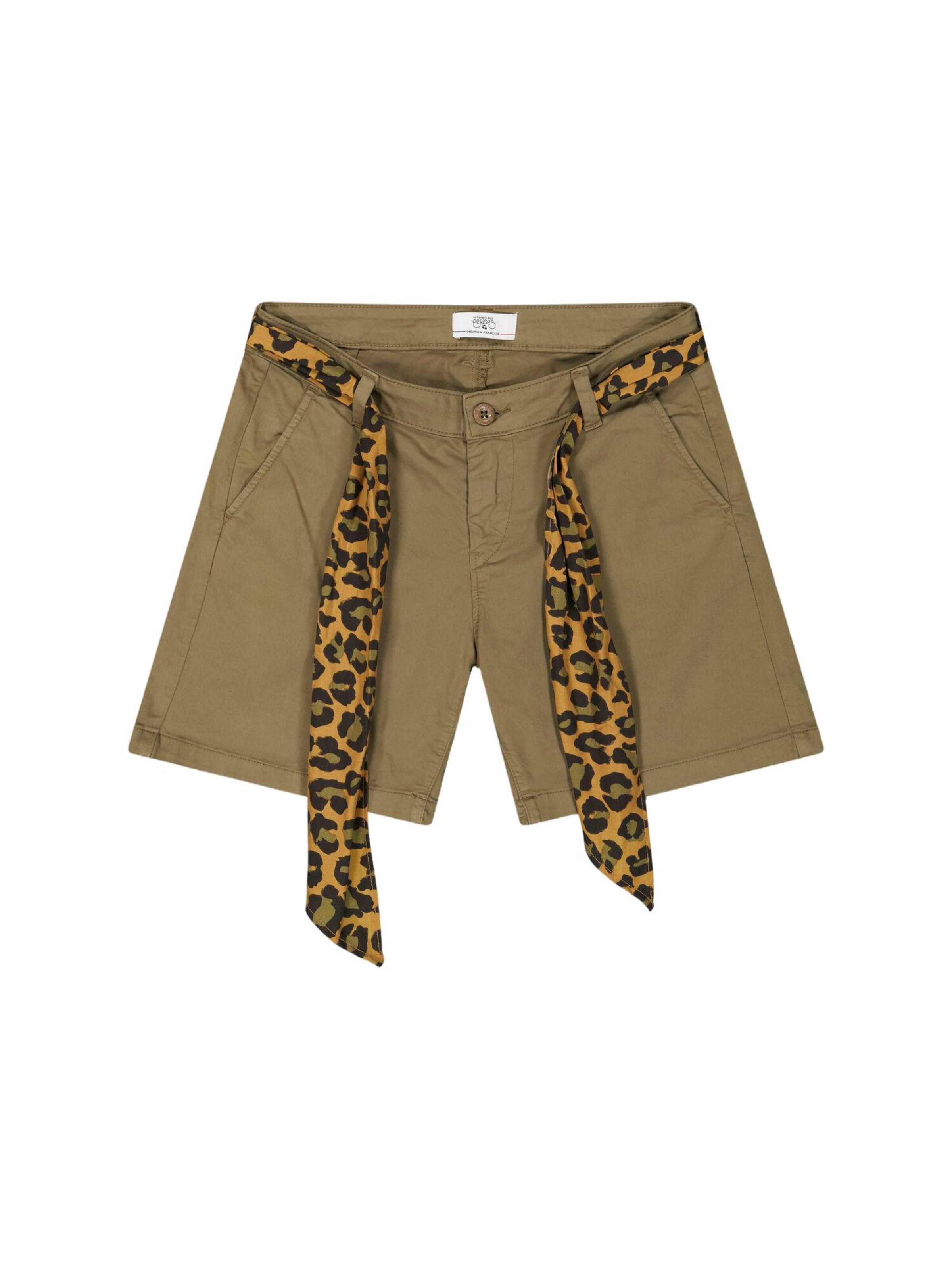 Regular Pantalon 'KRISTAL' Le Temps Des Cerises en vert : devant