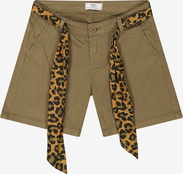 Regular Pantalon 'KRISTAL' Le Temps Des Cerises en vert : devant