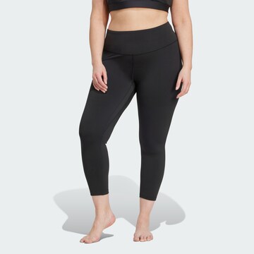 ADIDAS PERFORMANCE Skinny Sporthose 'All Me' in Schwarz: Vorderseite