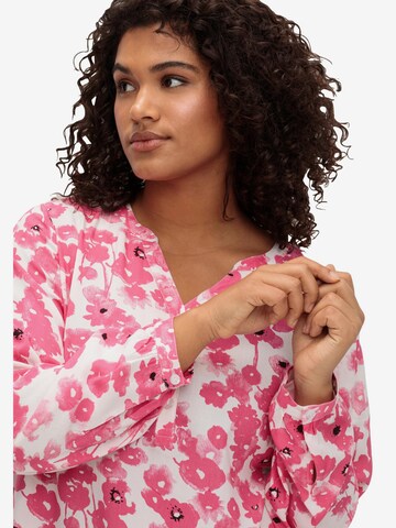 SHEEGO - Blusa em rosa