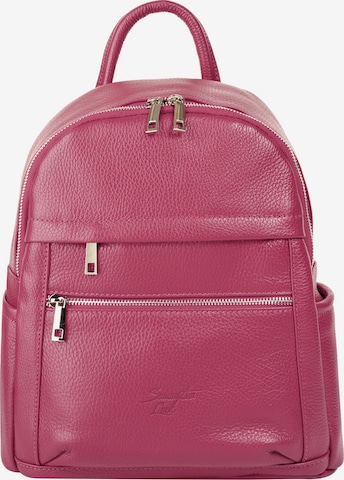 Samantha Look Backpack in Pink: front