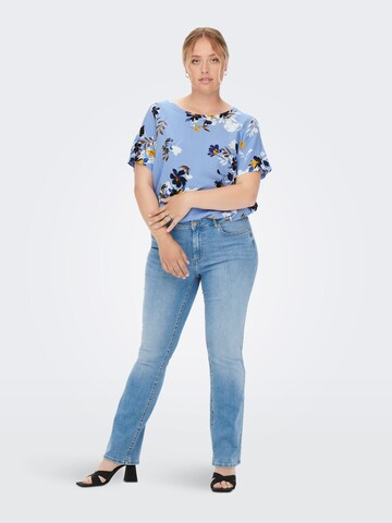 ONLY Carmakoma - Blusa 'Anita' em azul