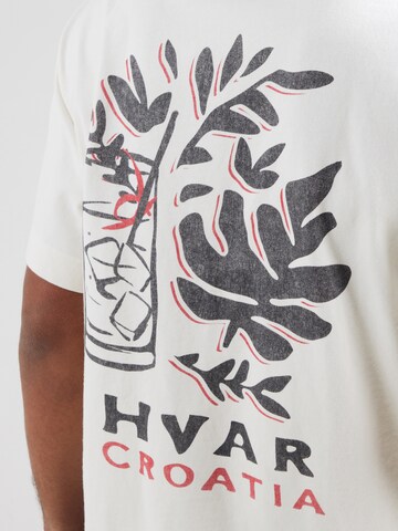 Abercrombie & Fitch Футболка 'NAIVE HAND' в Белый