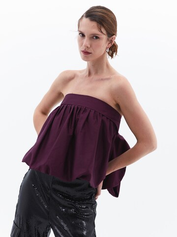 OXXO Bluse in Lila: Vorderseite