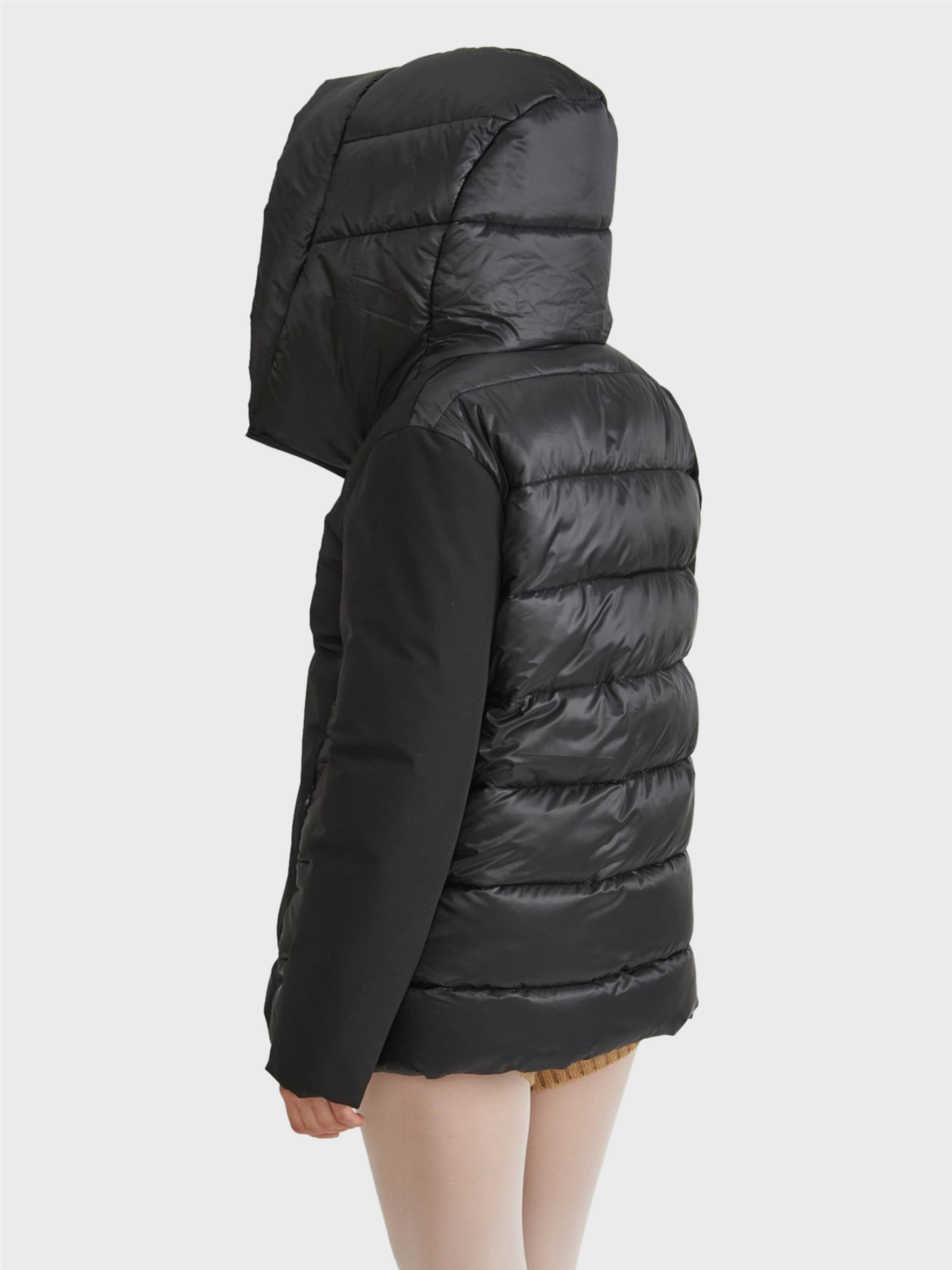 Canadian Classics Tussenparka ' LYTTON ' in Zwart: voorkant