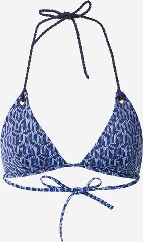 Tommy Hilfiger Underwear Trójkąt Góra bikini w kolorze niebieski: przód