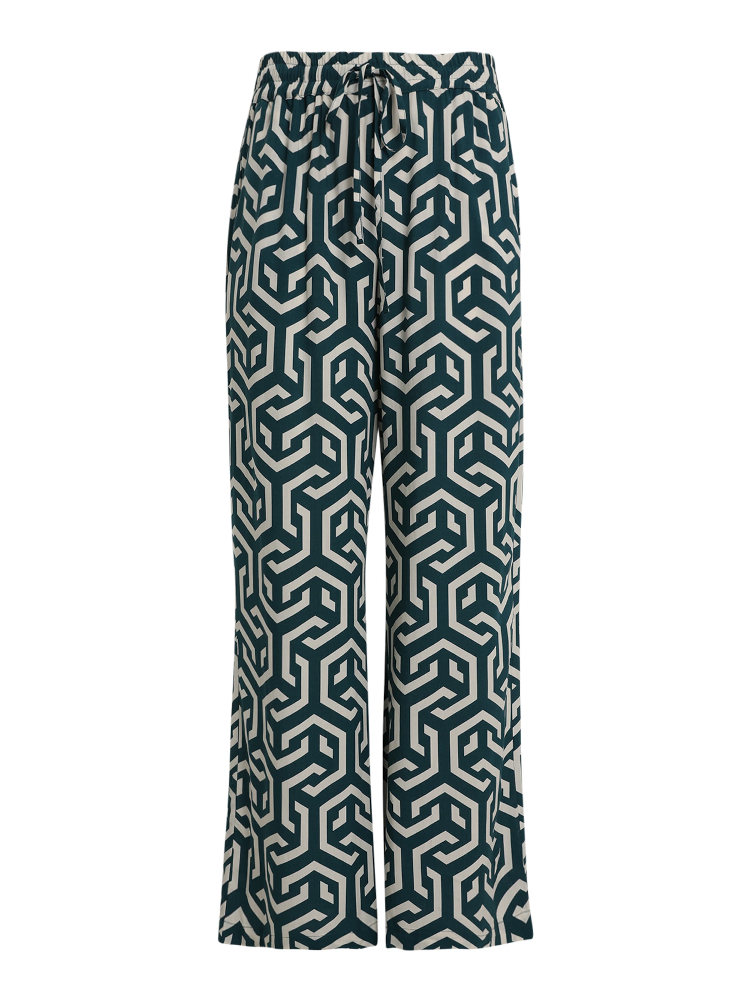 Guido Maria Kretschmer Curvy Hlače 'Hellen' | zelena barva: sprednja stran