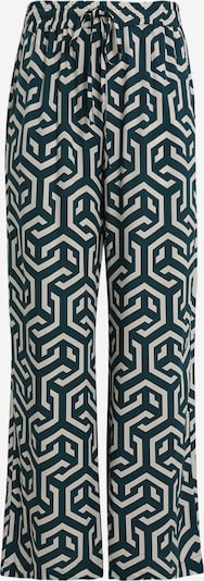 Guido Maria Kretschmer Curvy Kalhoty 'Hellen' - smaragdová / přírodní bílá, Produkt