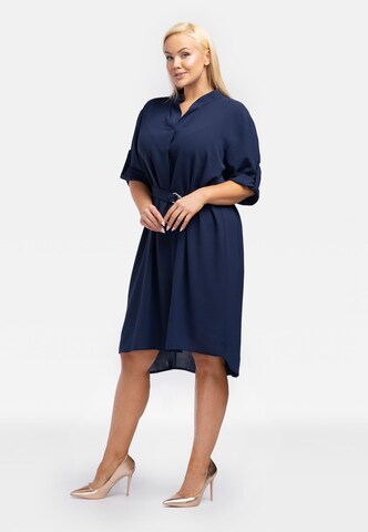 Robe-chemise Karko en bleu