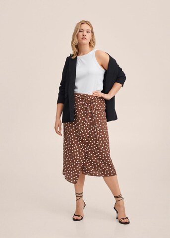 MANGO Skirt 'Mallorca' in Brown