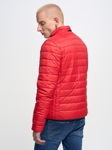 BIG STAR Between-Season Jacket 'Abelard' in Red