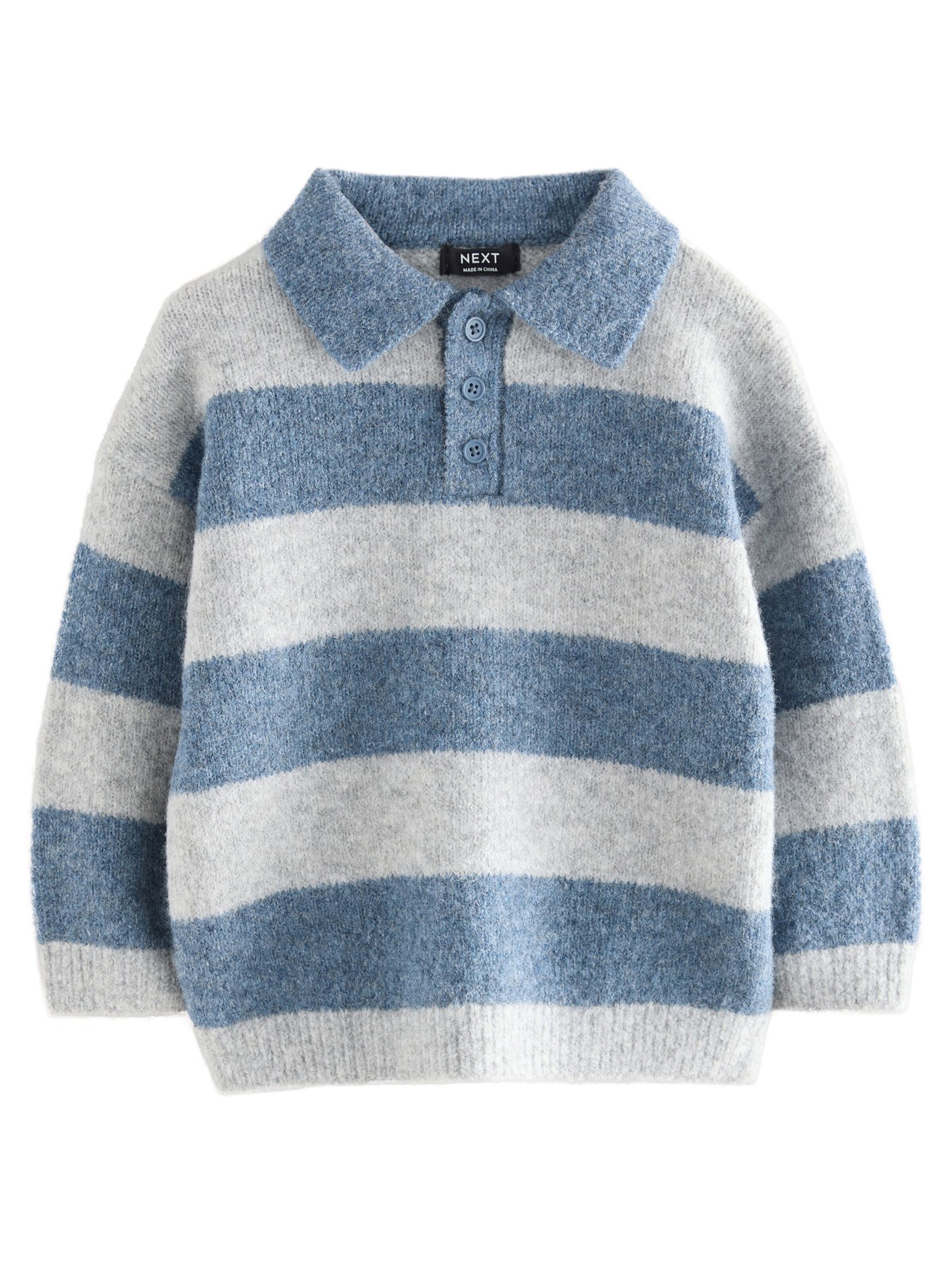 Next Пуловер в синьо: отпред