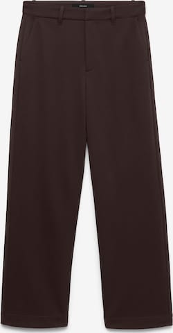 VERO MODA - Pantalón plisado en marrón: frente