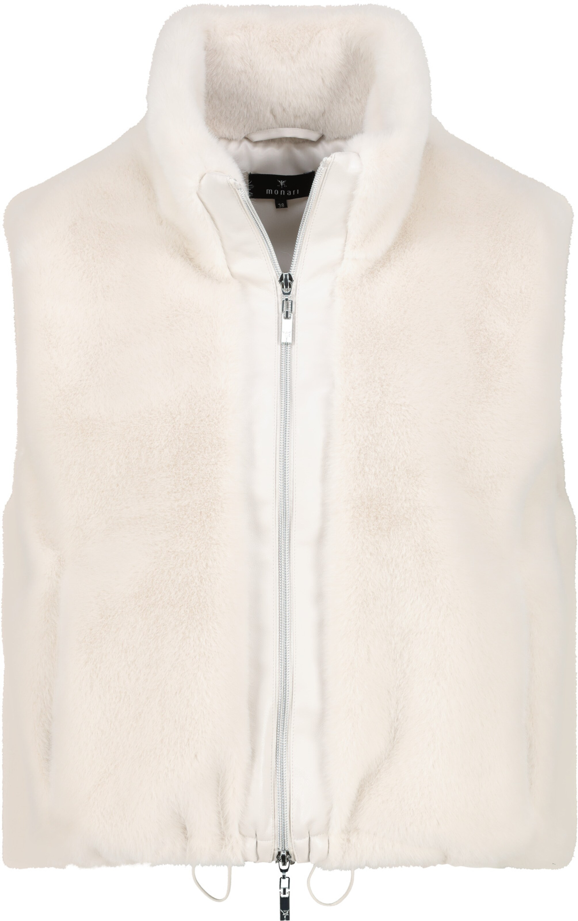 Gilet monari en beige : devant