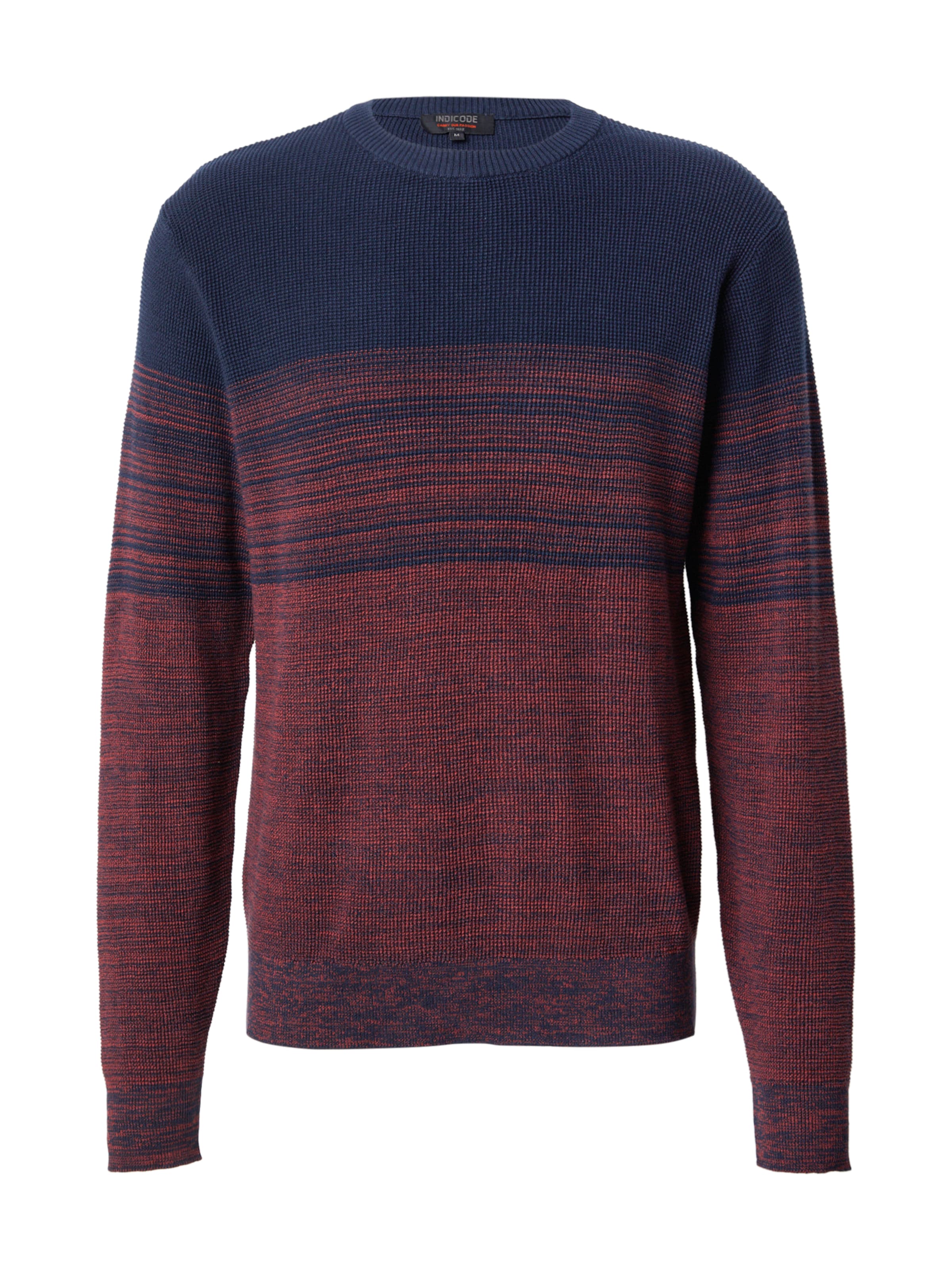 INDICODE JEANS Tröja 'Peeloop' i brun: framsida