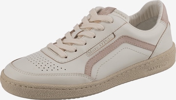 Marc O'Polo Sneakers 'Court W 2A' in Beige: front