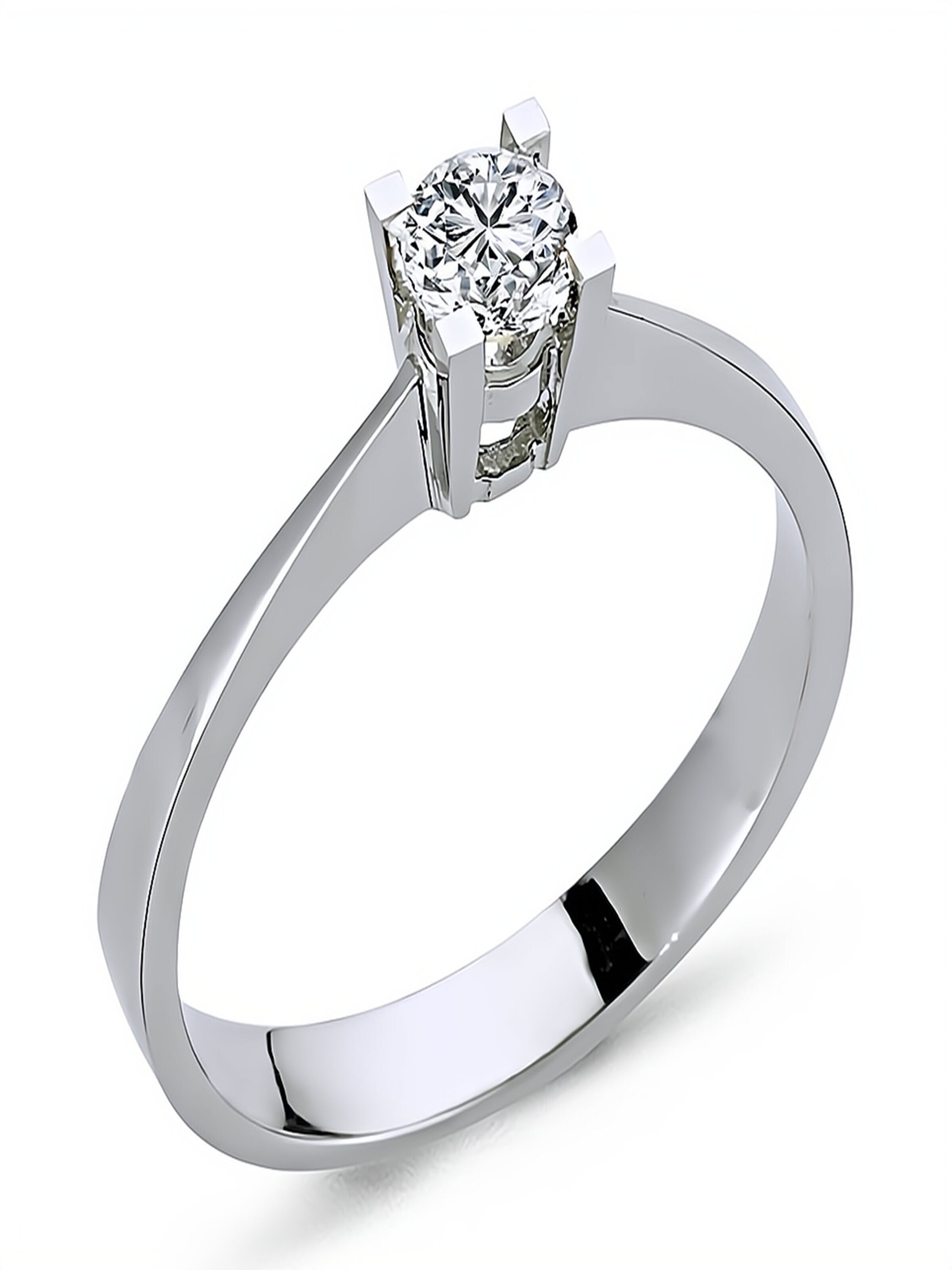 EinStein Diamant Ring in Silver