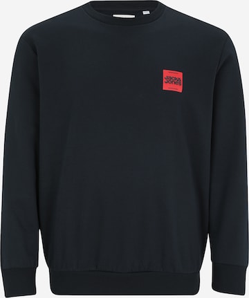 mėlyna Jack & Jones Plus Megztinis be užsegimo 'JJBRANDY': priekis