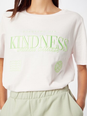 River Island Tričko 'KINDNESS' – pink